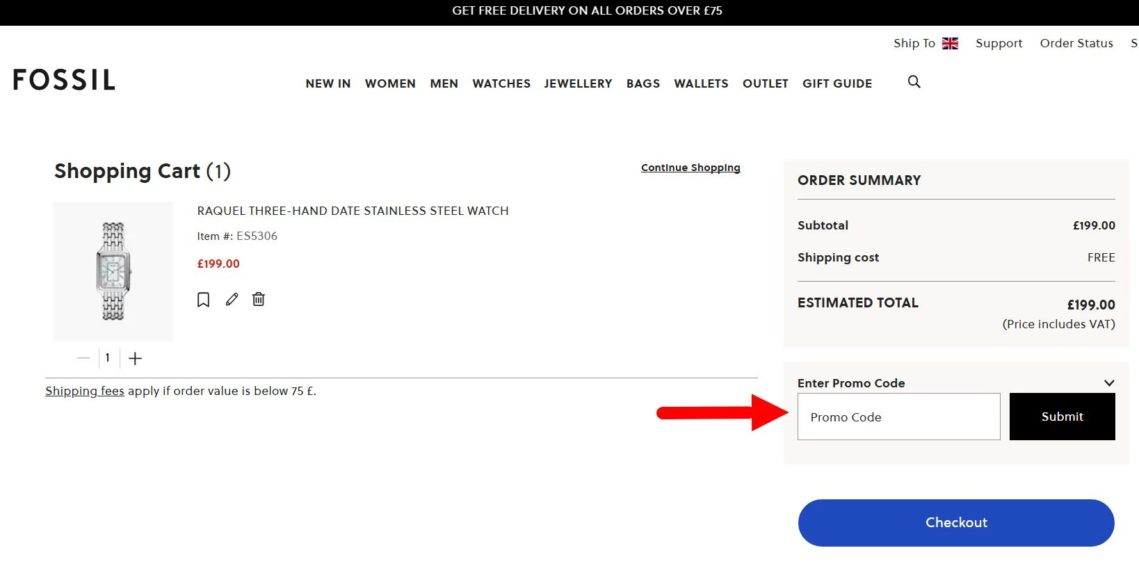 “Fossil Promo Codes”